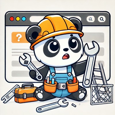 a working panda