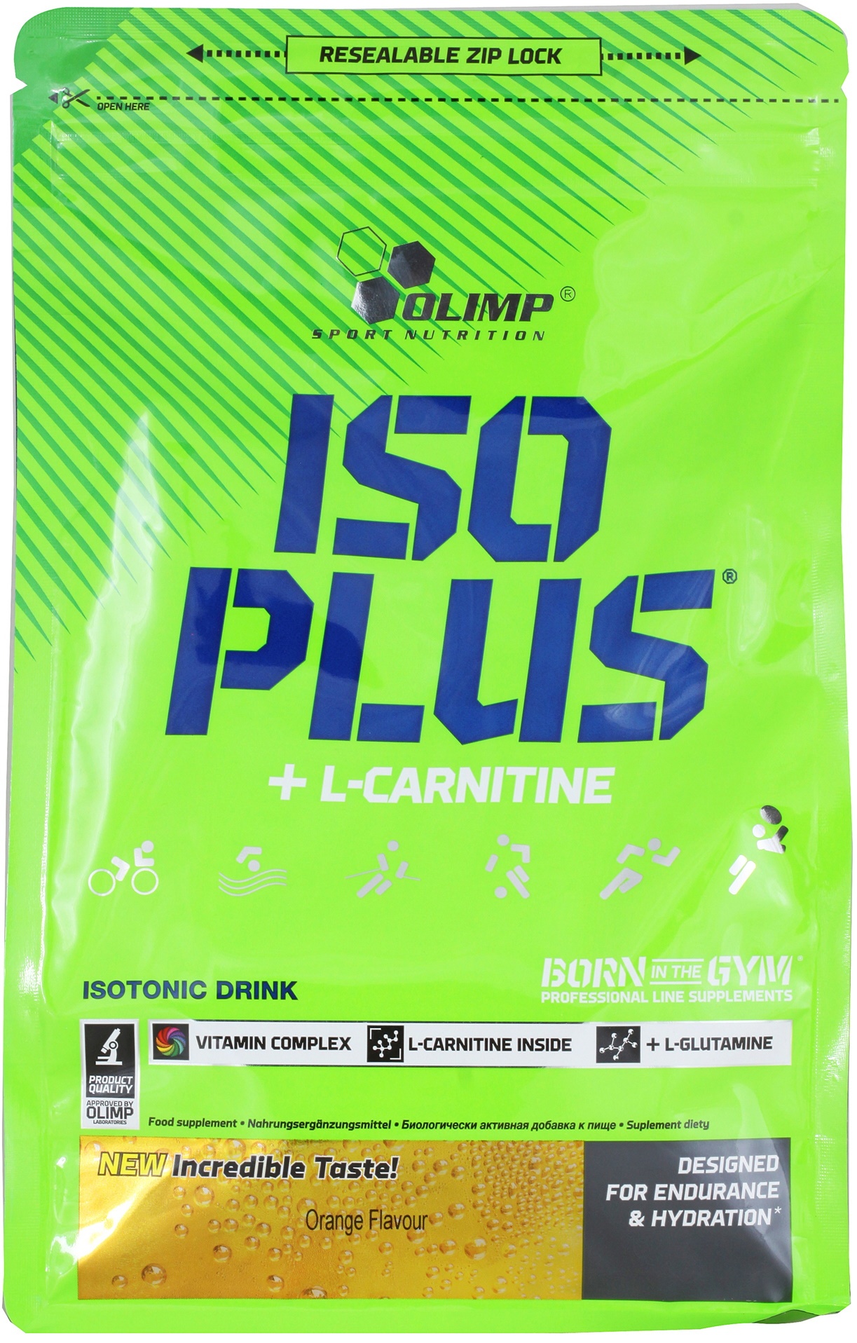 Isotonic Olimp Iso Plus Powder + L-Carnitine Orange 1505g, cumpără la ...