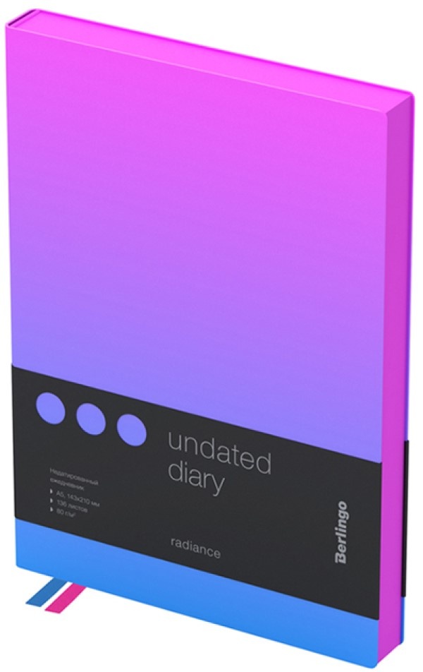 Agendă Berlingo Radiance A5 136L Pink