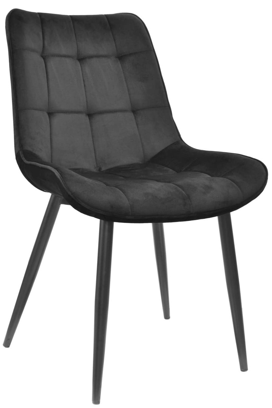 Scaun Deco Hans Black/Black Legs HLR66
