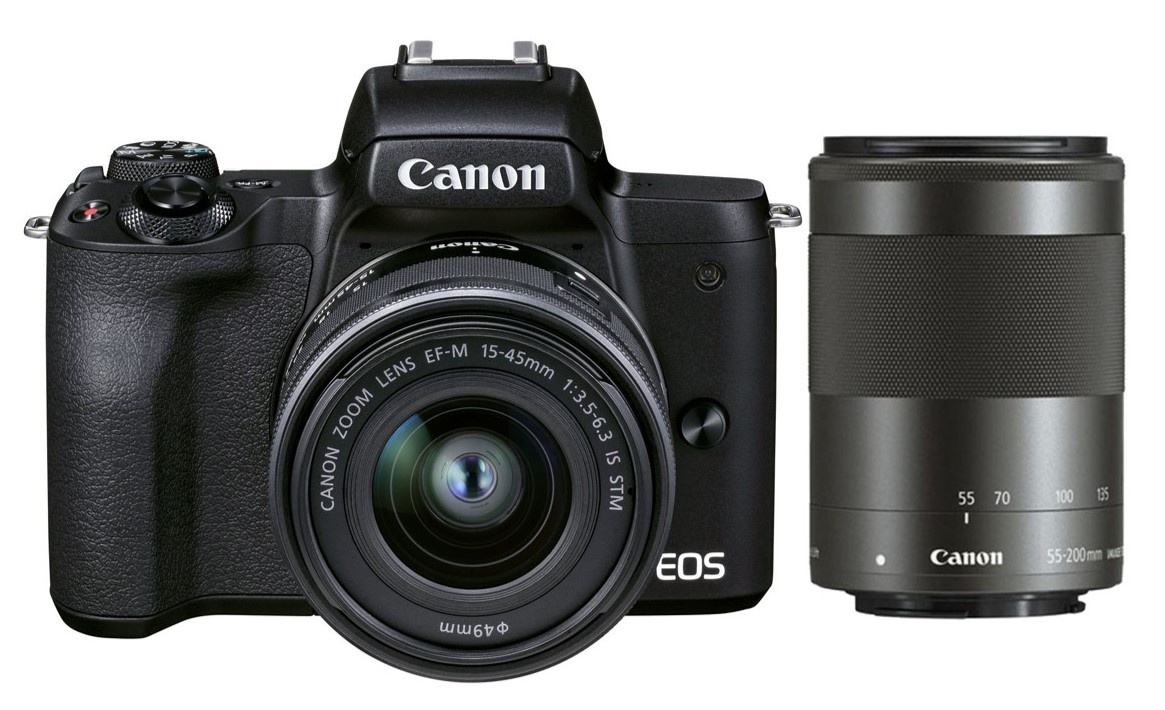Системный фотоаппарат Canon EOS M50 Mark II Black + EF-M 15-45mm f/3.5 ...