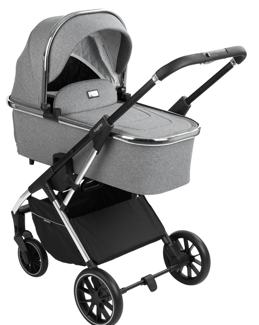 Коляска Kikka Boo Angele Chrome 3in1 Grey (31001010188), купить по ...
