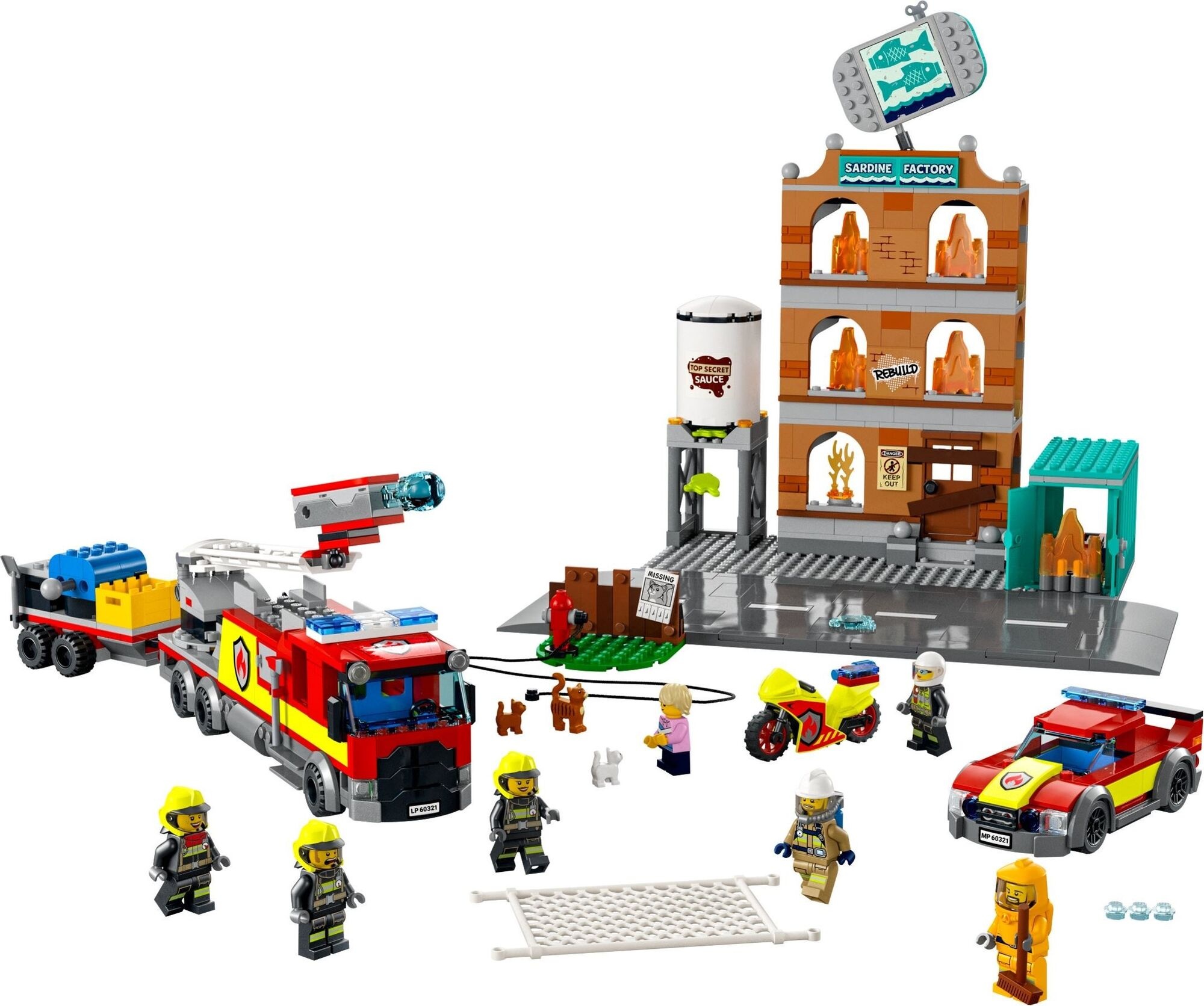 Set de construcție Lego City: Fire Brigade (60321)