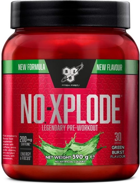 Предтренировочный комплекс BSN No Xplode Green Burst 390g, купить по ...