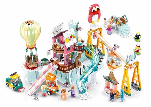 Set de construcție Sluban Girls Dream Skiing Holiday (B0962)
