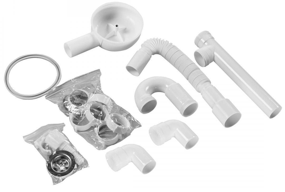 Крепеж + Сифон для раковины Santek Pilot – PandaShop.md. Купить крепеж ...