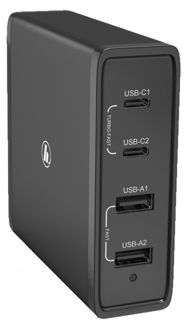 Зарядное устройство Hama 65 Watt 4-Way Black (183376), купить по ...