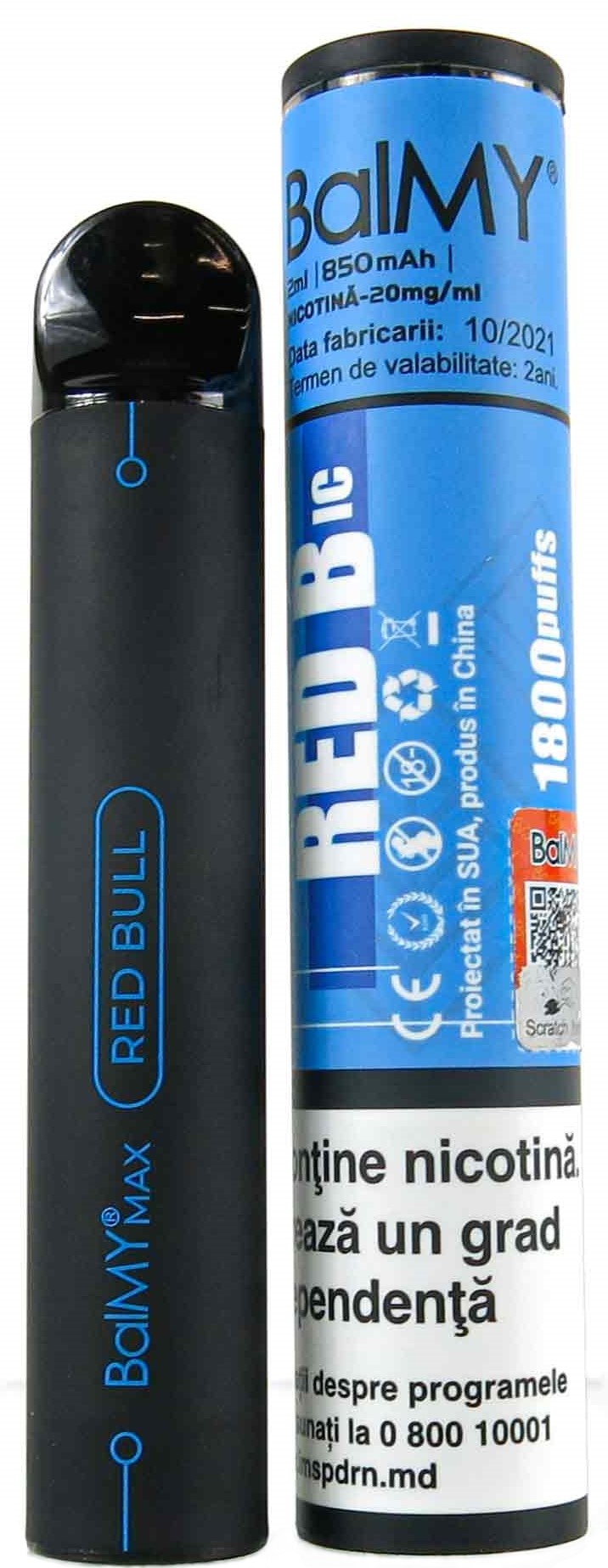 Электронная сигарета BalMY 1800 Red Bull, купить по выгодной цене с ...