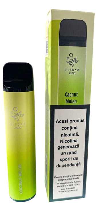 Țigară electronică Elf Bar 2500 Coconut Melon – cumpără în Chișinău și ...