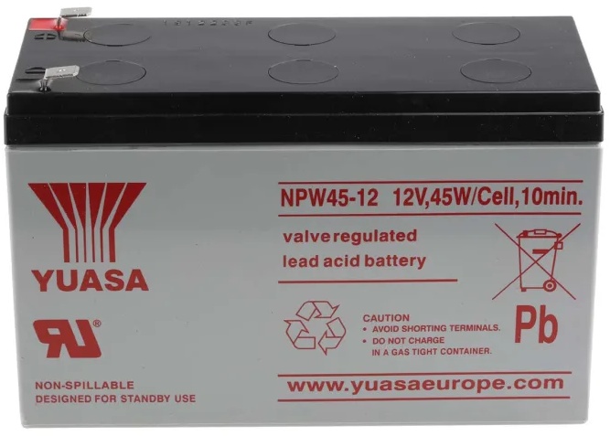 Bateria acumulatorului Yuasa NPW45-12-TW