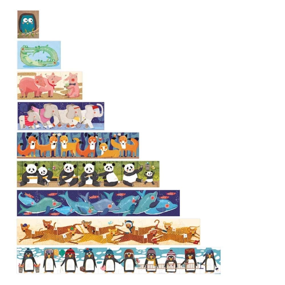 Puzzle Londji 55 10 penguins (PZ348)