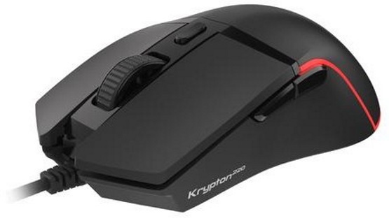 Mouse Genesis Krypton 220 Black (NMG-1770)