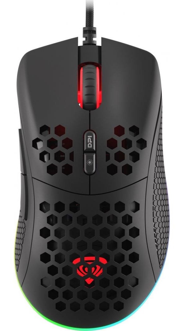Mouse Genesis Krypton 555 Black (NMG-1839)