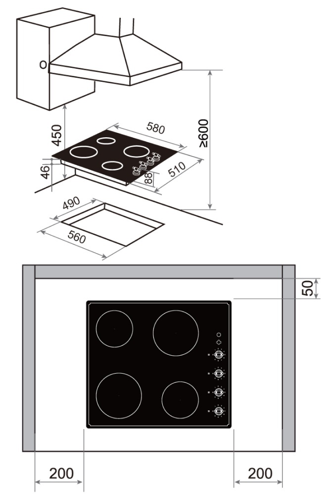 Plită incorporabilă electrica Haier HHX-C64ATQBB – PandaShop.md ...