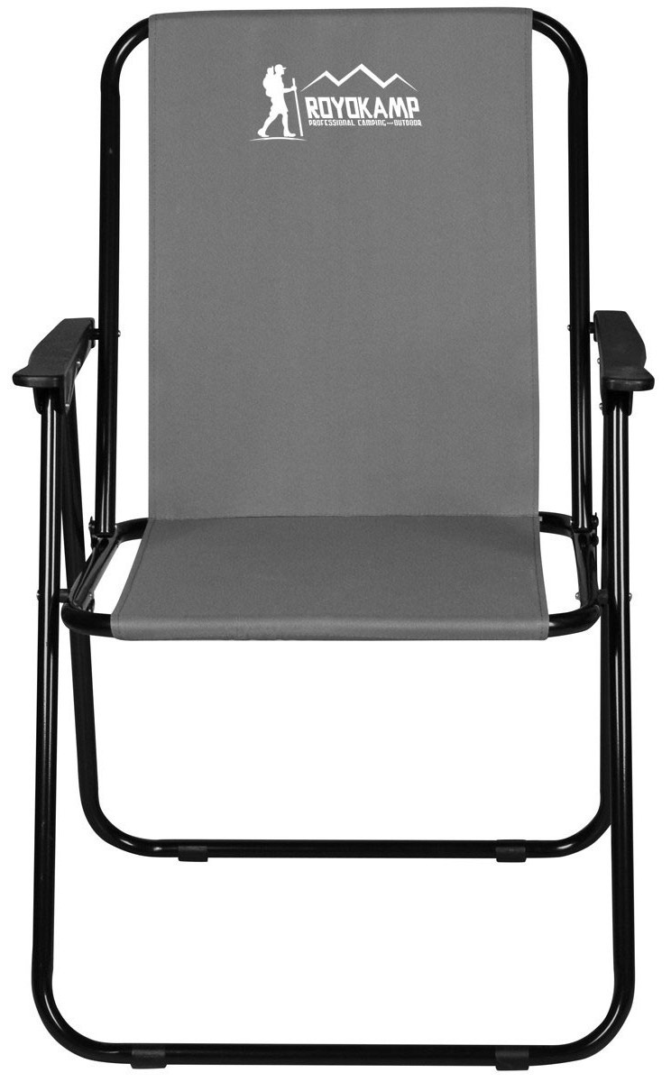 Стул складной для кемпинга Royokamp Tourist Chair With Armrests Gray ...