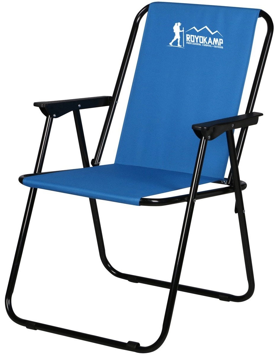  складной для кемпинга Royokamp Tourist Chair With Armrests Blue .