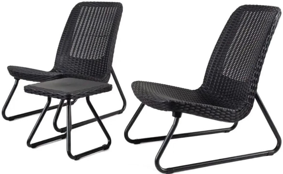 Набор садовой мебели Keter Rio Patio Set Graphite (211429), купить по ...