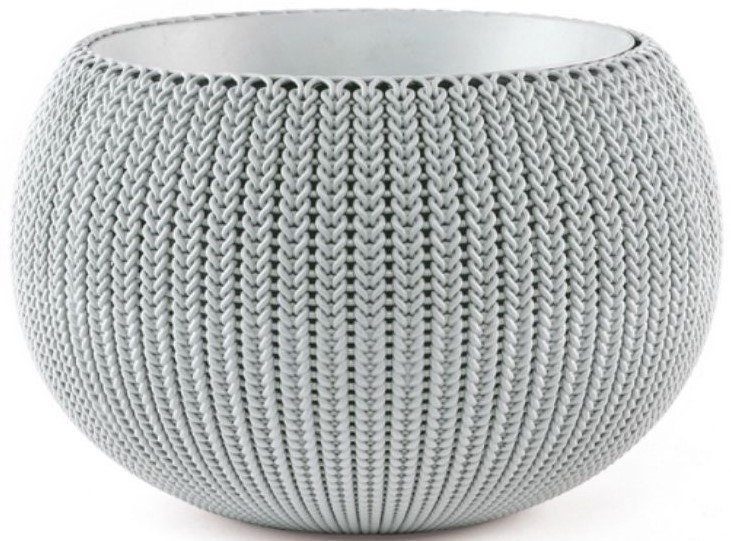 Цветочный горшок Keter Cozy M Hanging Light Gray (229541), купить по