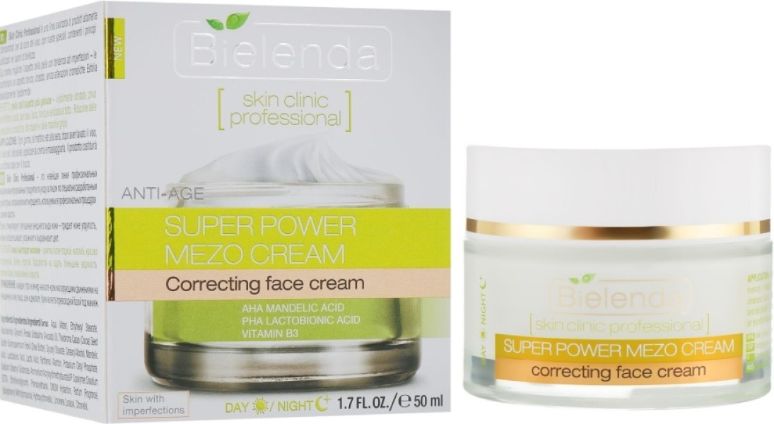 Крем для лица Bielenda Super Power Mezo Correcting Cream 50ml, купить ...