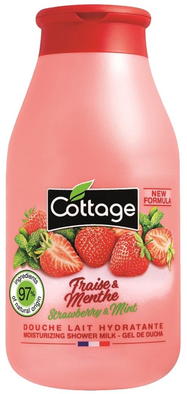 Cottage Moisturizing Shower Milk Strawberry & Mint