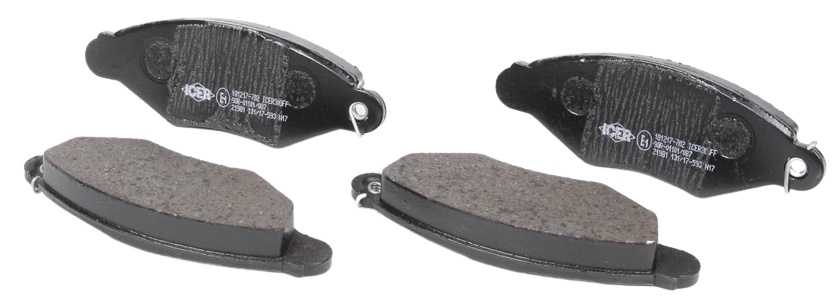 Set placute frână ICER 181217-702