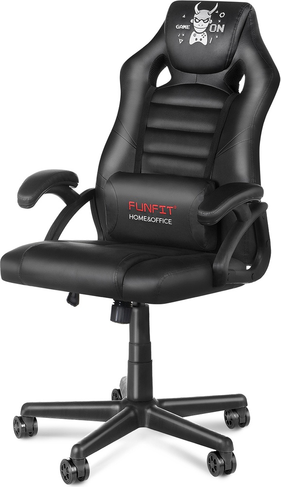 Геймерское кресло FunFit Game On RX6 Black (3016), купить по выгодной ...