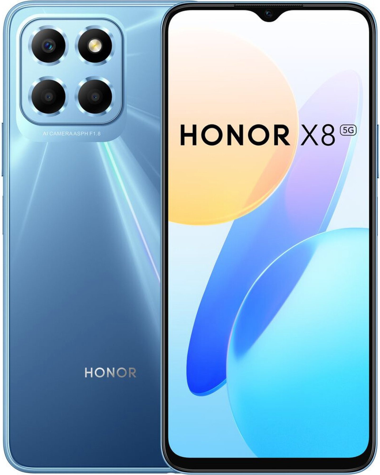 Мобильный телефон Honor X8 5G 6Gb/128Gb Ocean Blue, купить по выгодной ...