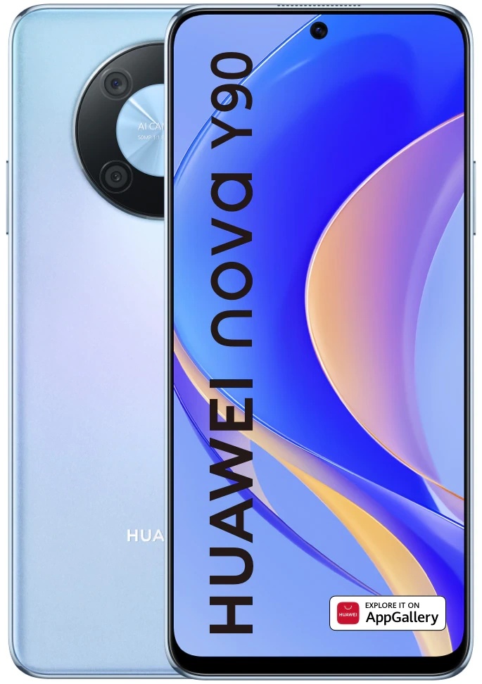 Мобильный телефон Huawei Nova Y90 6Gb/128Gb Crystal Blue - купить по ...