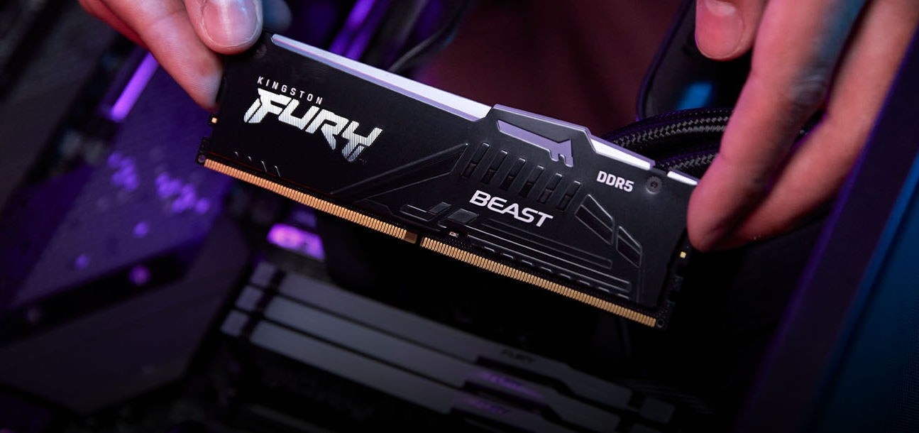 Оперативная память Kingston Fury Beast 16Gb DDR5-5200MHz (KF552C40BBA ...
