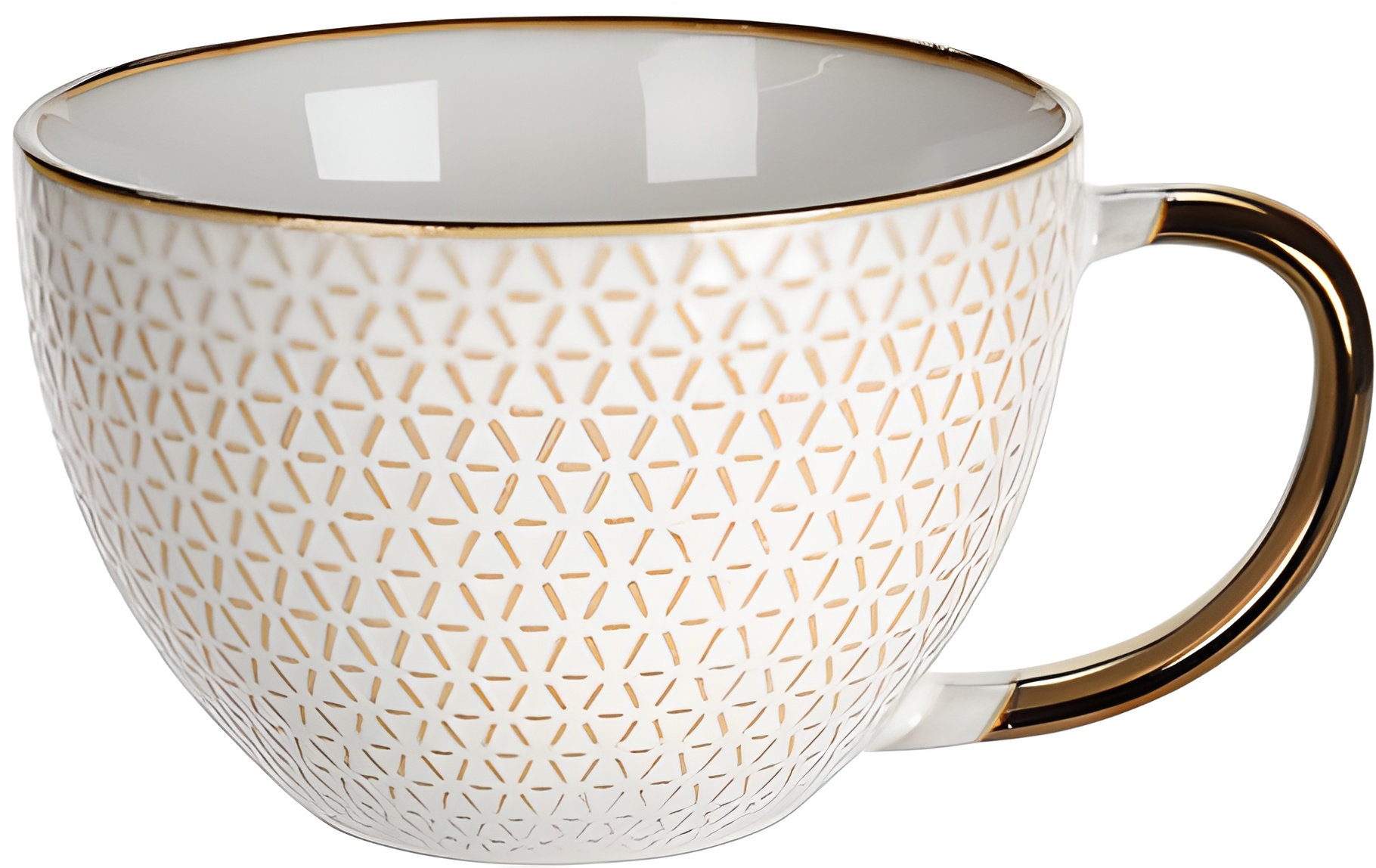 Cana Siaki Metallic Glazed Rim 460ml (47378)