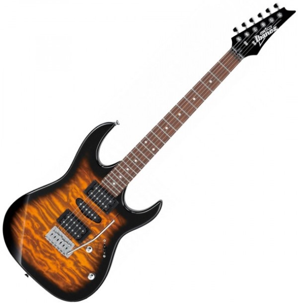 Электрическая гитара Ibanez GRX70QA ASB (Sunburst) – PandaShop.md ...