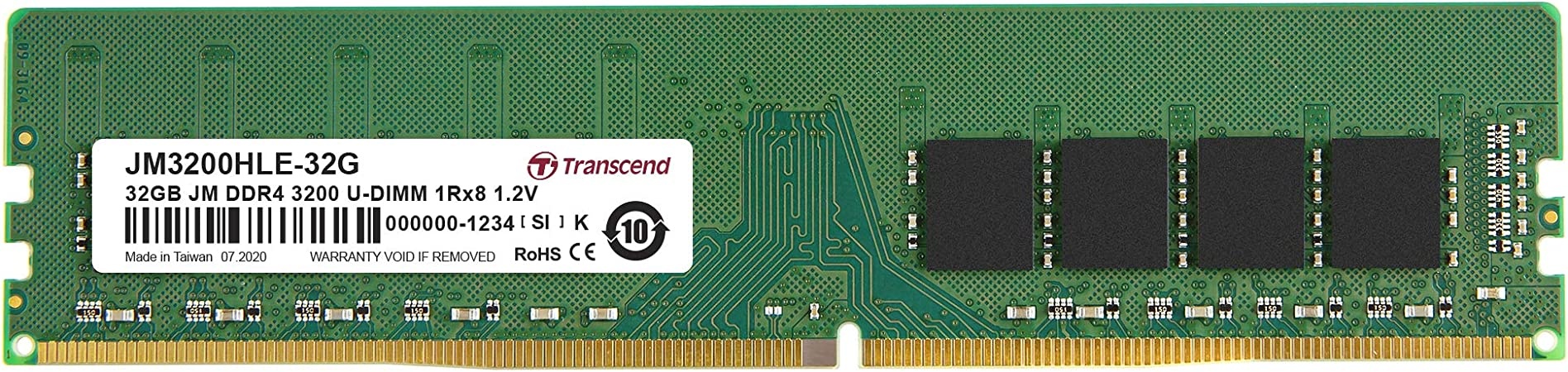 Memorie Transcend 32Gb DDR4-3200MHz (JM3200HLE-32G)