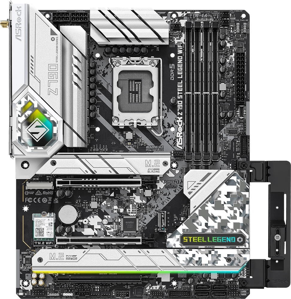 Материнская плата ASRock Z790 Steel Legend Wi-Fi, купить по выгодной ...