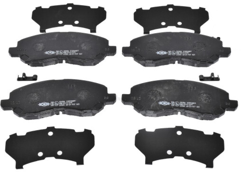 Set placute frână ICER 181806