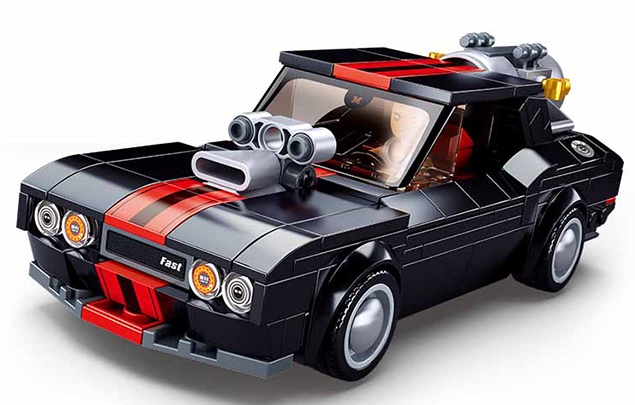 Set de construcție Sluban Street Racer (B1085)