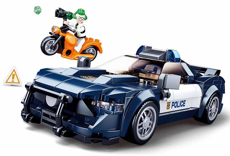 Set de construcție Sluban Town: Police Car (B1063)
