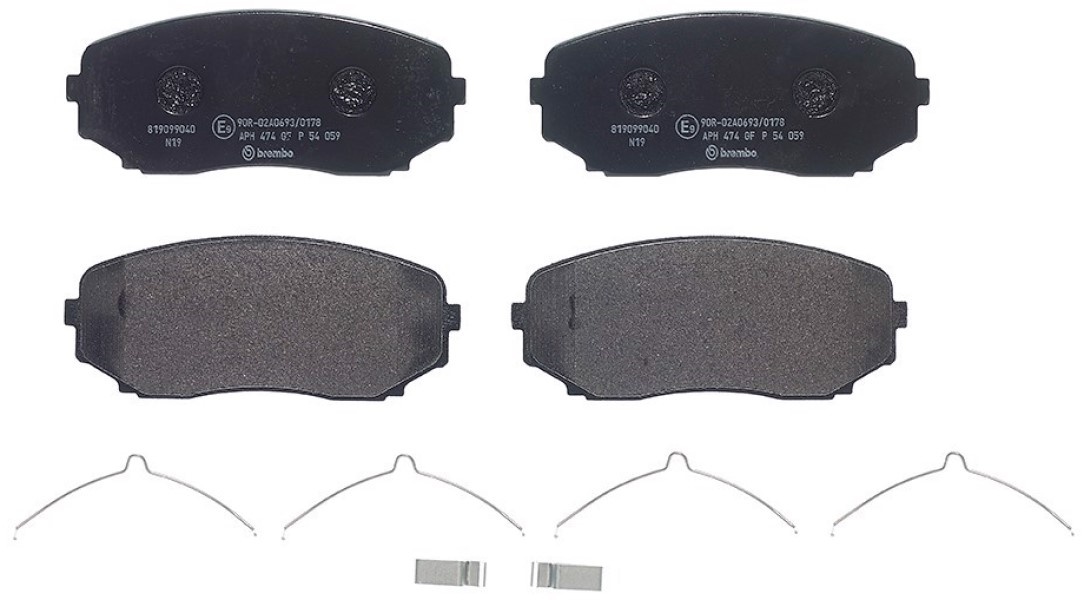 Set placute frână Brembo P 54 059