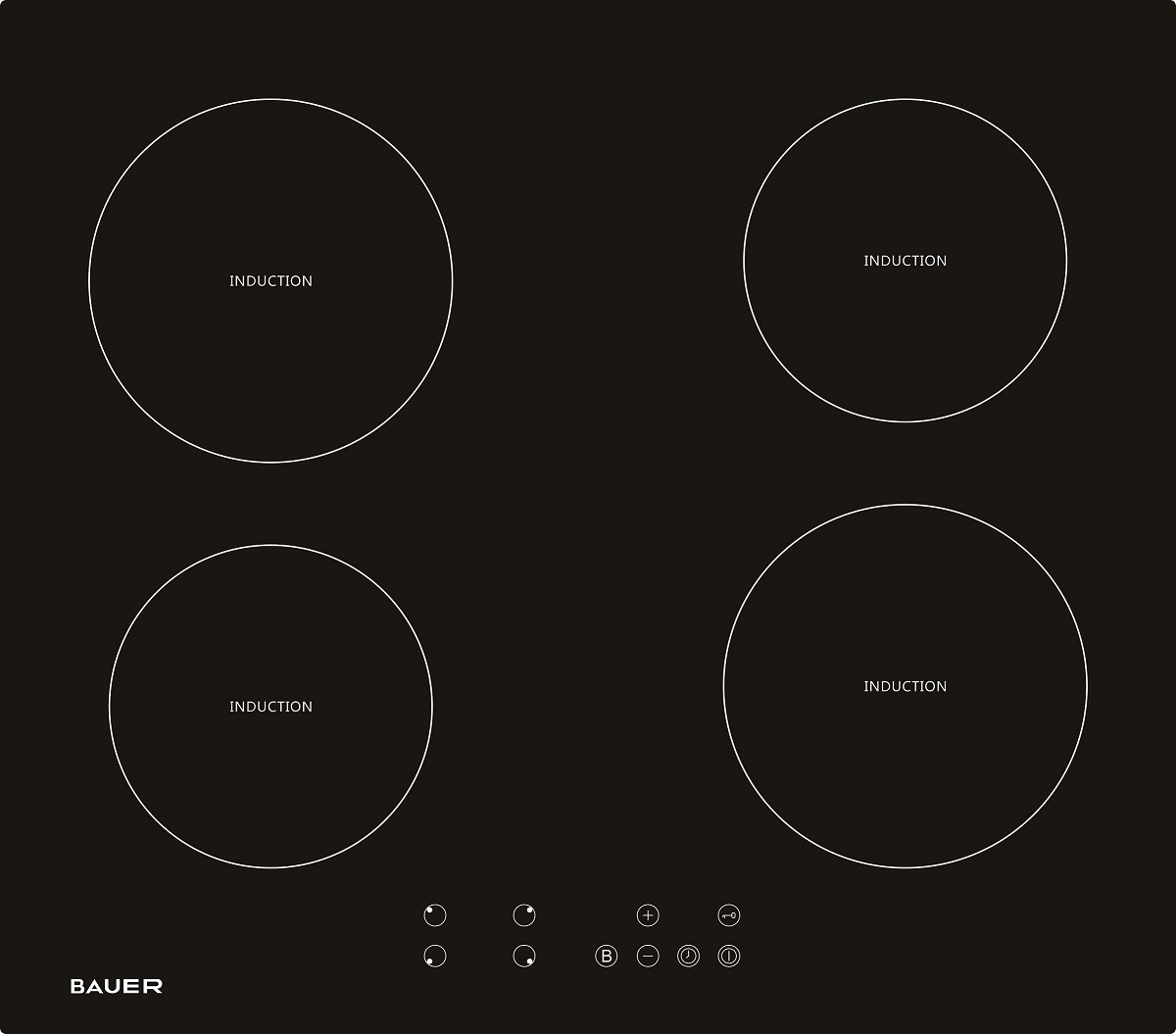Plită incorporabilă cu inducție Bauer PI 6040T-T1