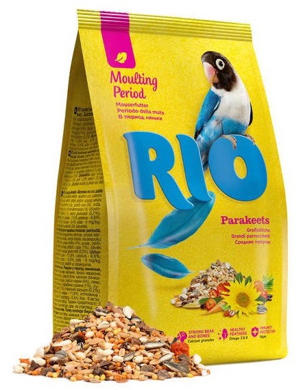Hrană pentru păsări Rio Moulting Period Parakeets 1kg, cumpără la preț