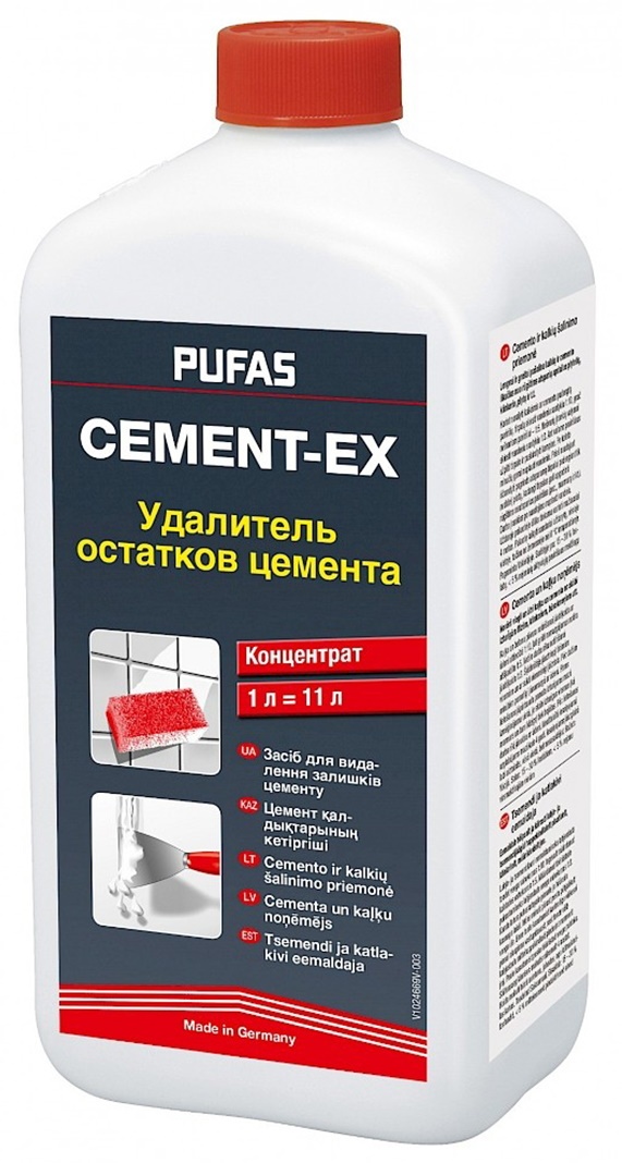 Удалитель остатков цемента Pufas Cement-Ex 1L - купить по выгодной цене ...