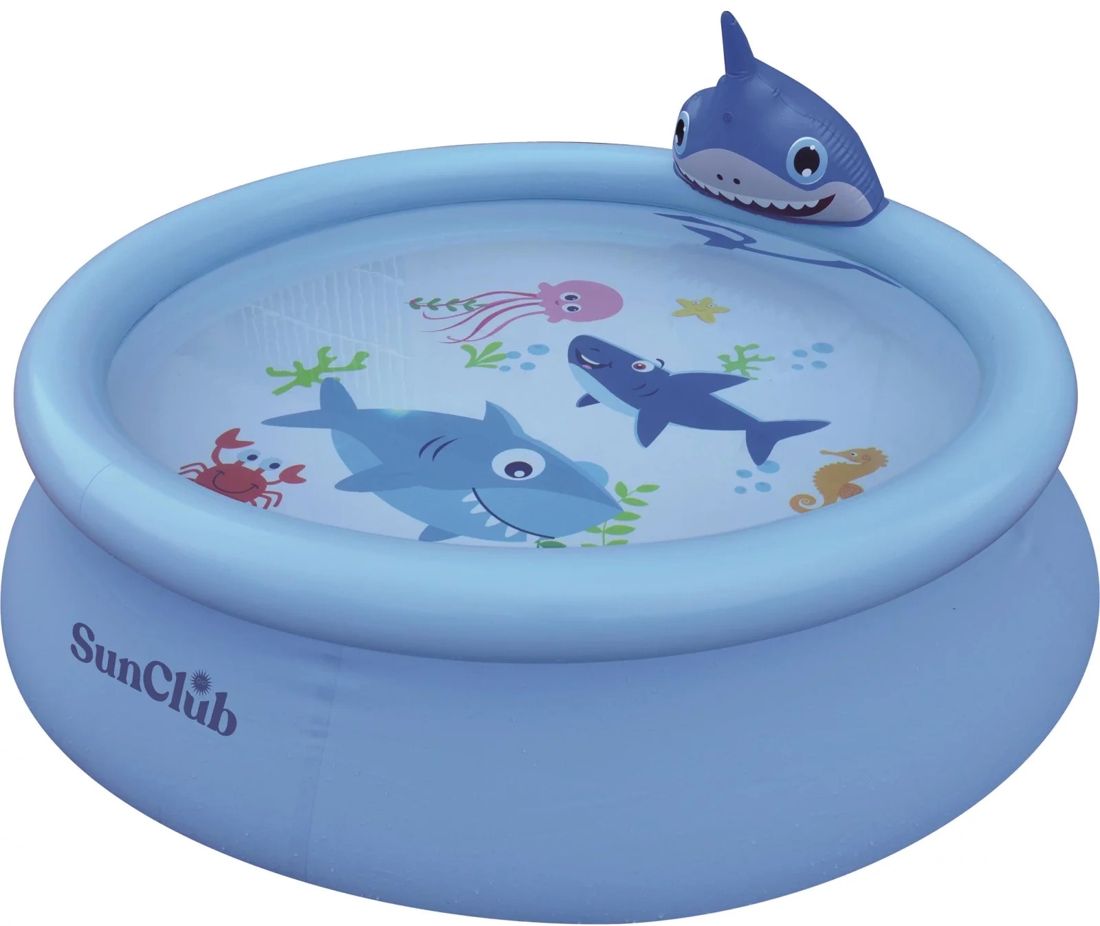 Детский бассейн с фонтаном SunClub Shark 3D Spray (17822), купить по ...