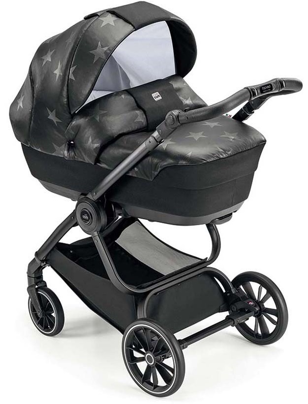 Carucior Cam SoloPerTe 2in1 Techno Softy Black/Black (ART977-T512/V90S)