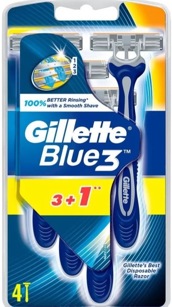 Gillette Blue3 Comfort 3+1pcs