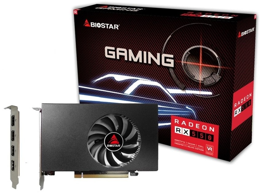 Видеокарта Biostar Radeon RX 550 4Gb GDDR5 (VA5505RG41) - купить по ...