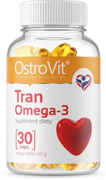 Витамины Ostrovit Tran Omega-3 30cap, купить по выгодной цене с ...