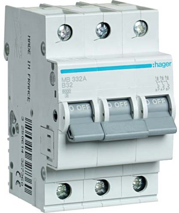Întrerupător automat Hager MB332A
