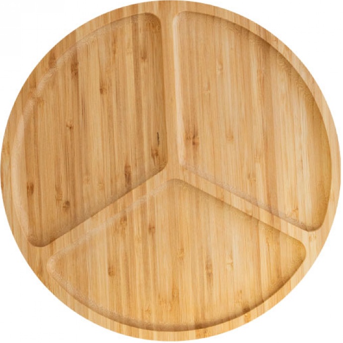 Farfurie pentru gustări Casa Masa Bambus 30cm (BNB7136L)