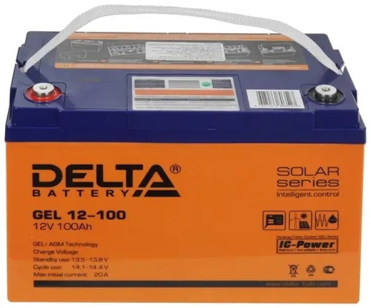 Аккумуляторная батарея Delta GEL 12-100, купить по выгодной цене с ...