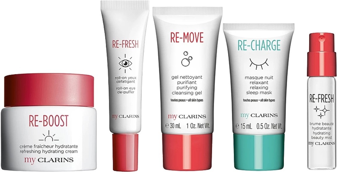 Набор по уходу за лицом Clarins My Clarins Collection Gift Set 2022 ...