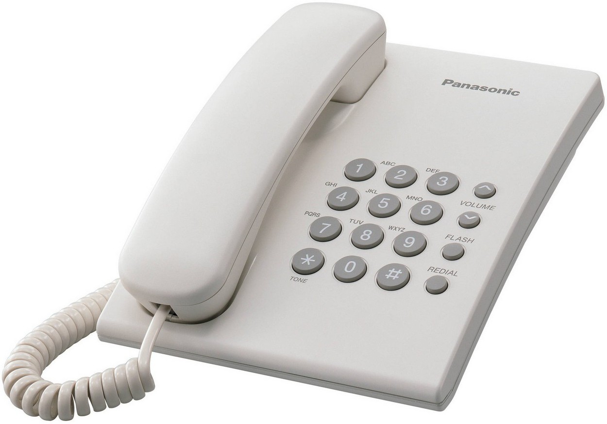 Проводной телефон Panasonic KX-TS2350UAW – PandaShop.md. Купить ...